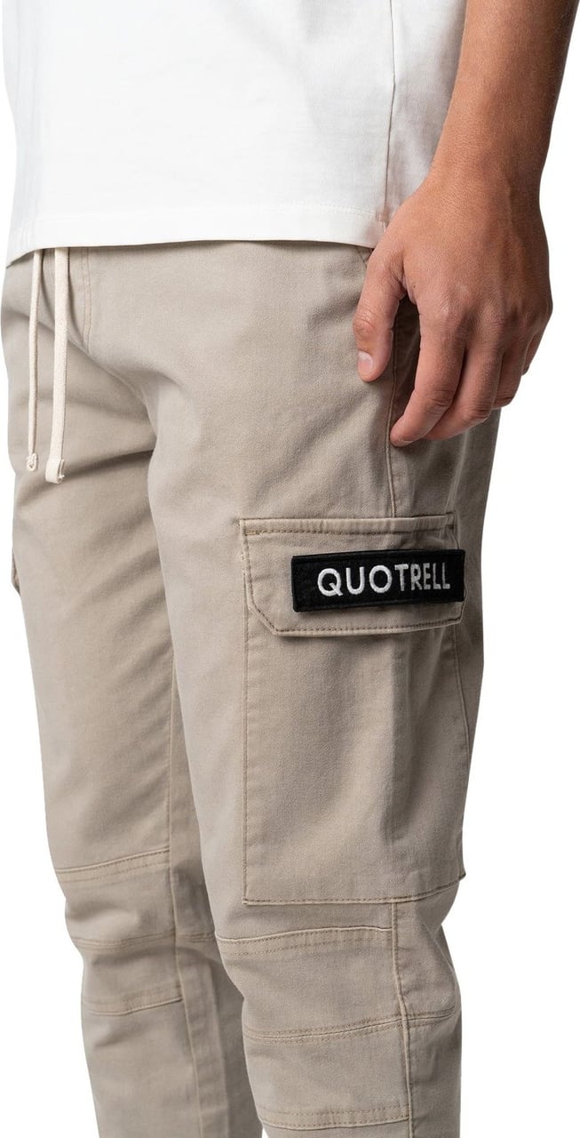 Quotrell Casablanca Cargo Pants | Sand Beige