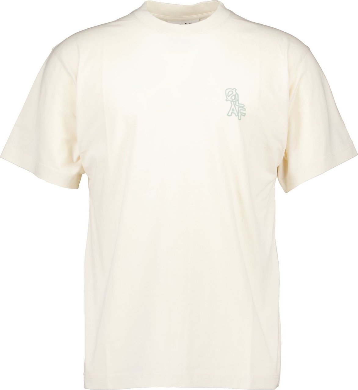 ØLÅF Layered Logo Tee T-shirts Off White M160115 Wit