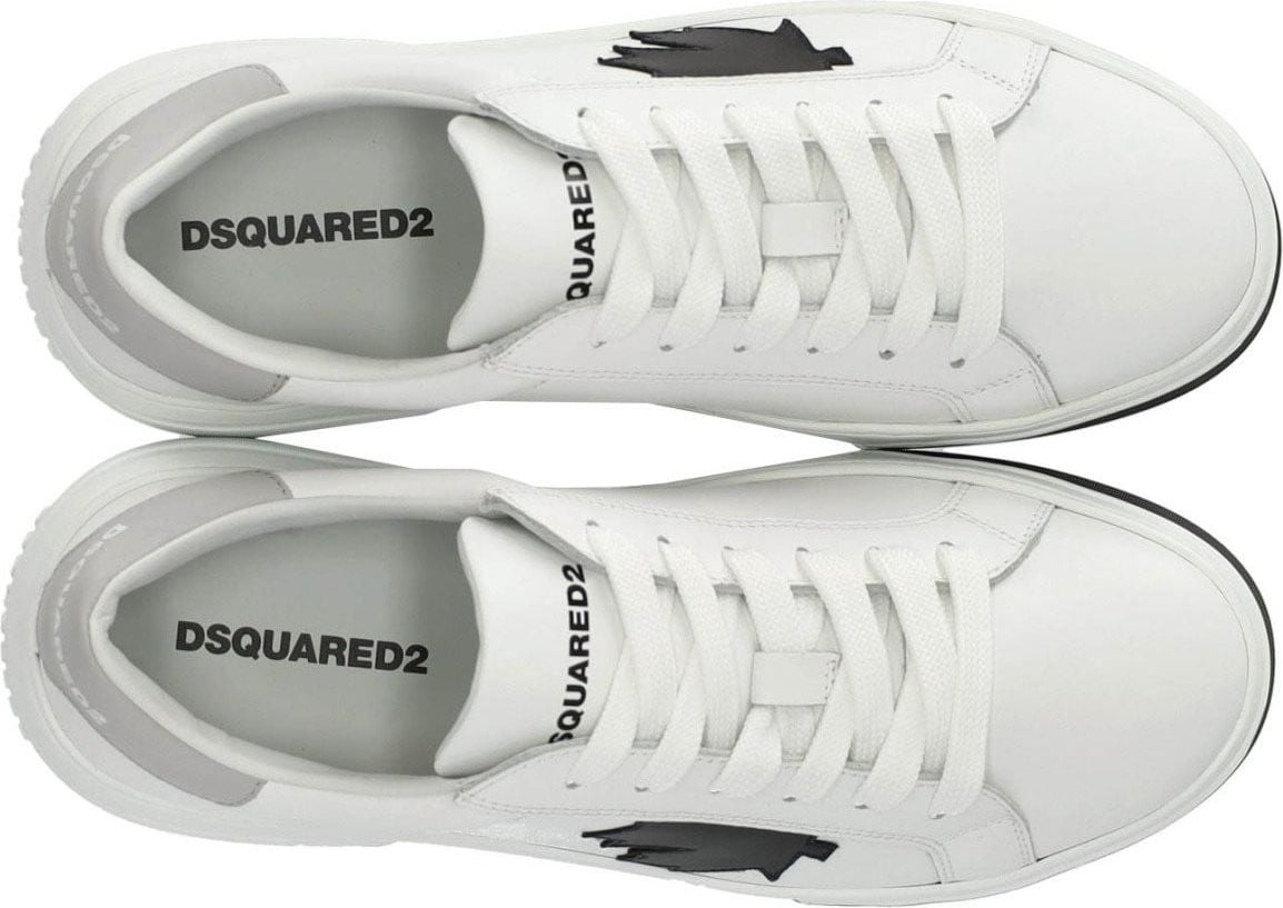 Dsquared2 Bumper White Grey Sneaker White Wit