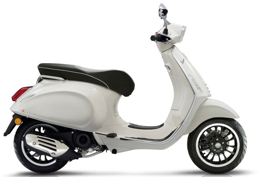 Vespa Sprint - Wit - 25km/u Wit