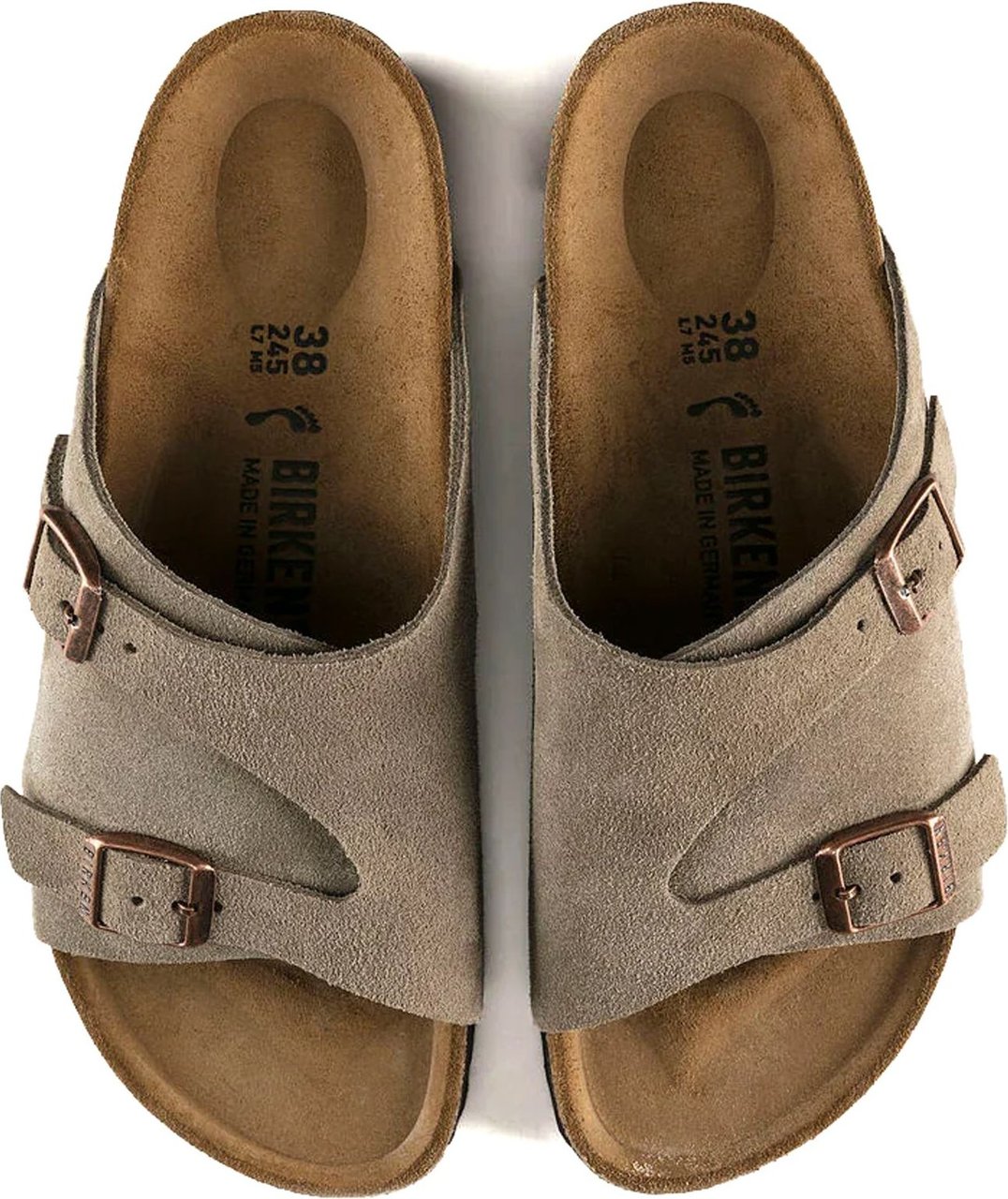 Birkenstock Sandals Grey Grey Zwart
