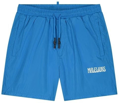 Malelions Boxer 2 Swim Shorts - Blue/White Blauw