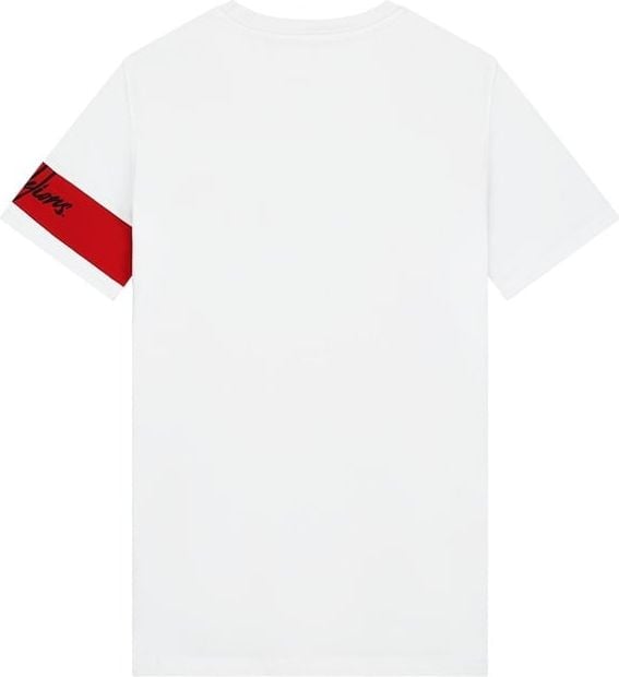 Malelions Malelions Men Captain T-Shirt - White/Red Wit