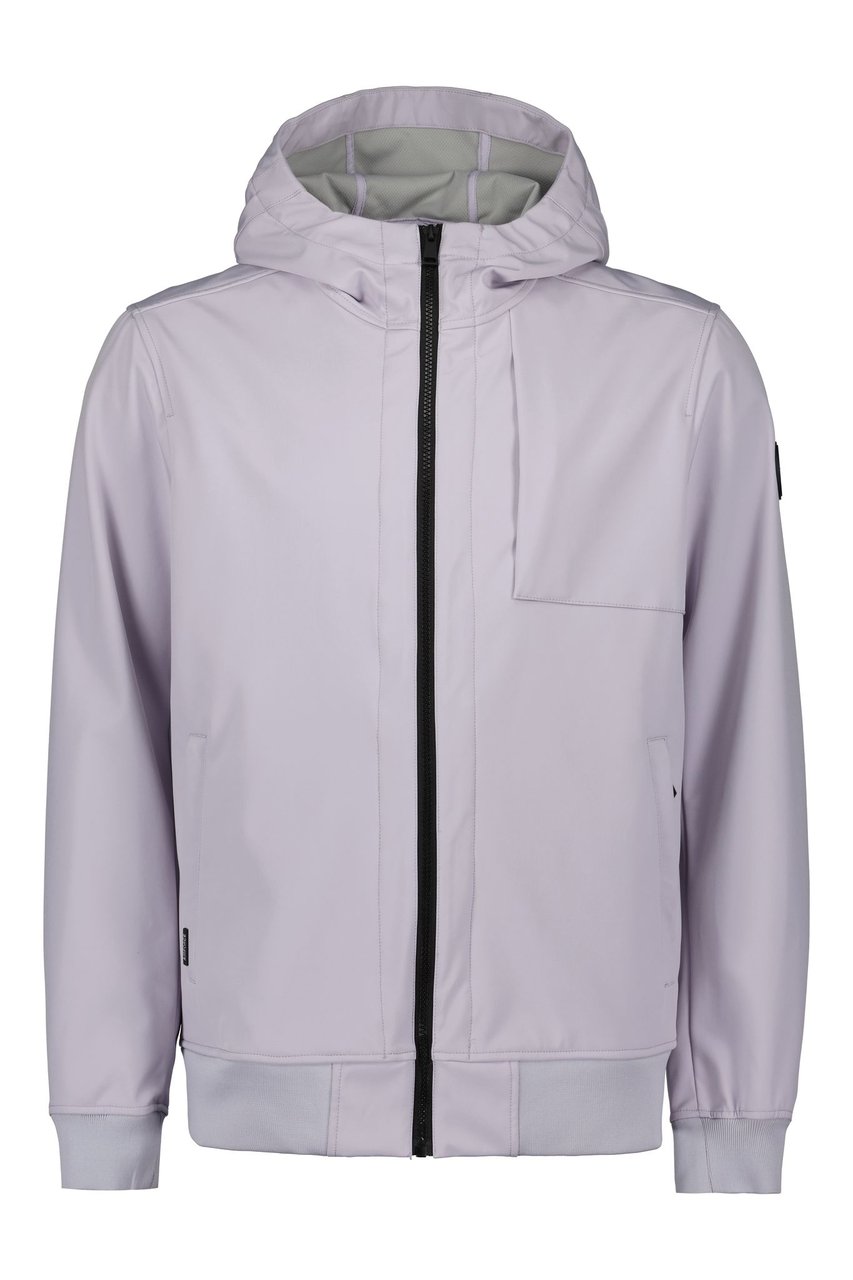Airforce Softshell Jacket Chestpocket Paars