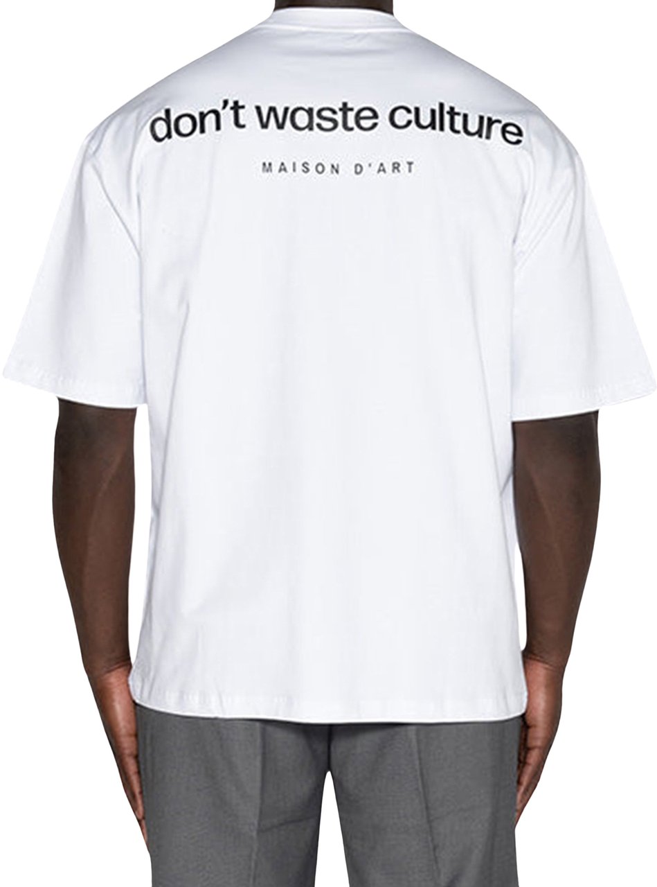 Don't Waste Culture Cleo Oversized Streetwear T-Shirt Wit