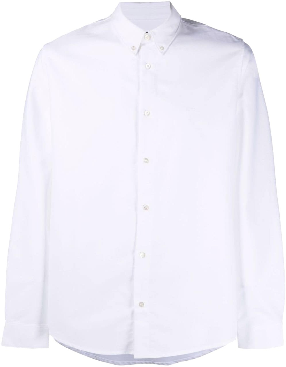 A.P.C. chemise a boutonniere devant Beige