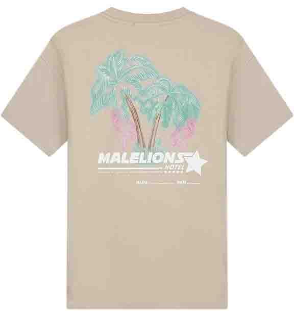 Malelions Malelions Men Hotel T-Shirt Taupe