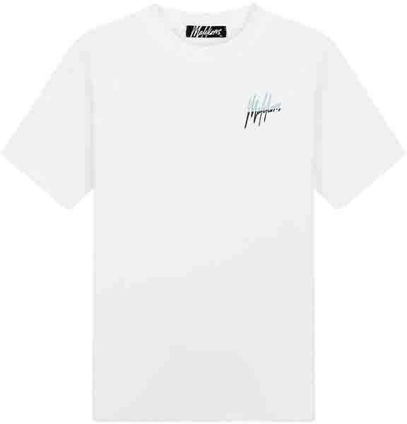 Malelions Malelions Men  Split T-Shirt Wit