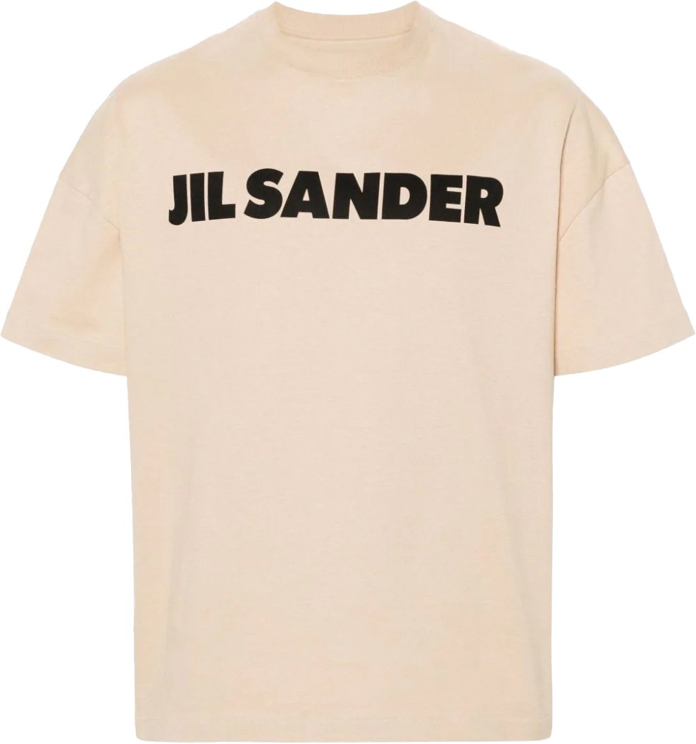 JIL SANDER ロゴ Tシャツ ベージュ Jil Sander logo-print cotton T-shirt | WS.NL