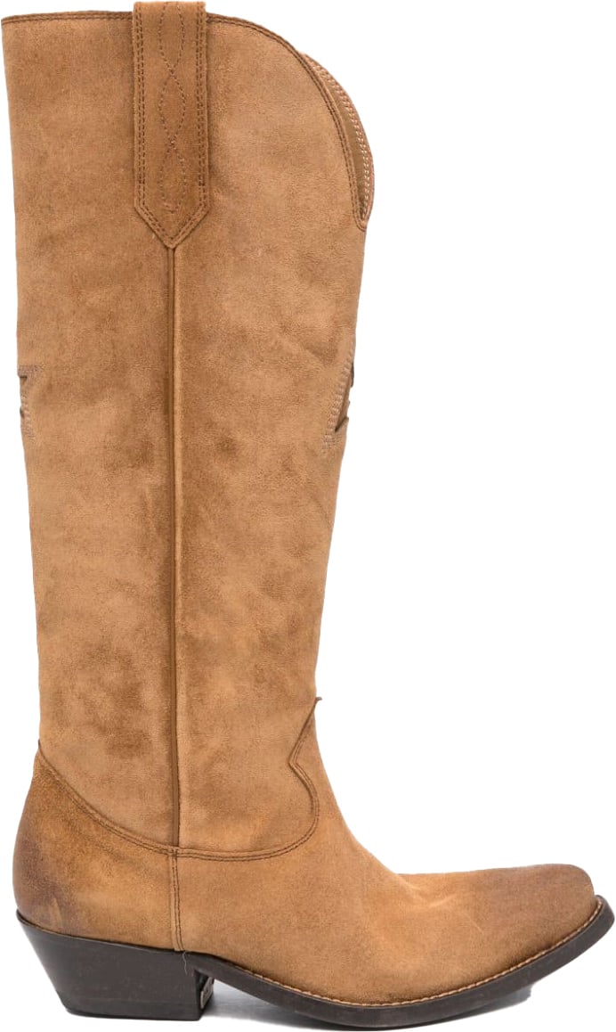 Golden Goose suede Western boots Bruin