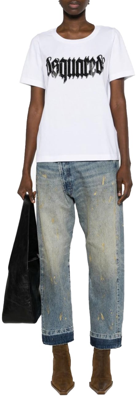Dsquared2 T-shirts And Polos White Wit