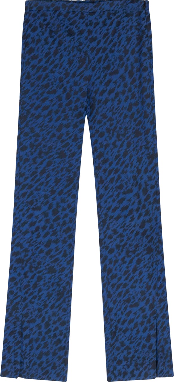 ALIX Alix The Label Sketchy Animal Flared Pantalons Kobalt 2212117603 201 Blauw