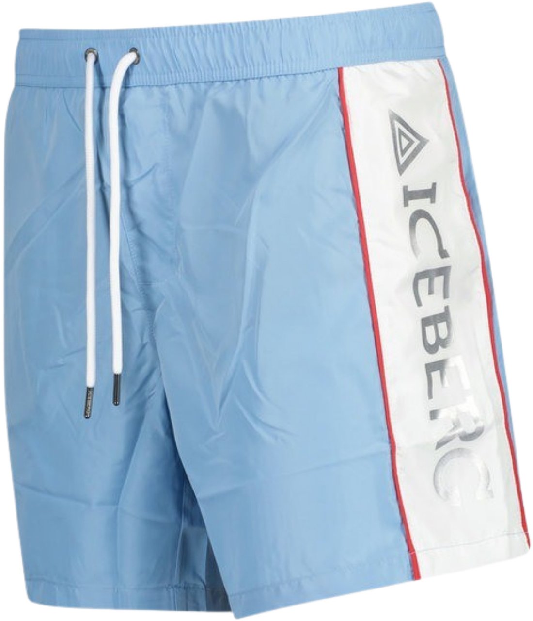 Iceberg Iceberg Zwembroeken Lichtblauw Ice3mbm01 Bicolor Logo Lightblue Blauw