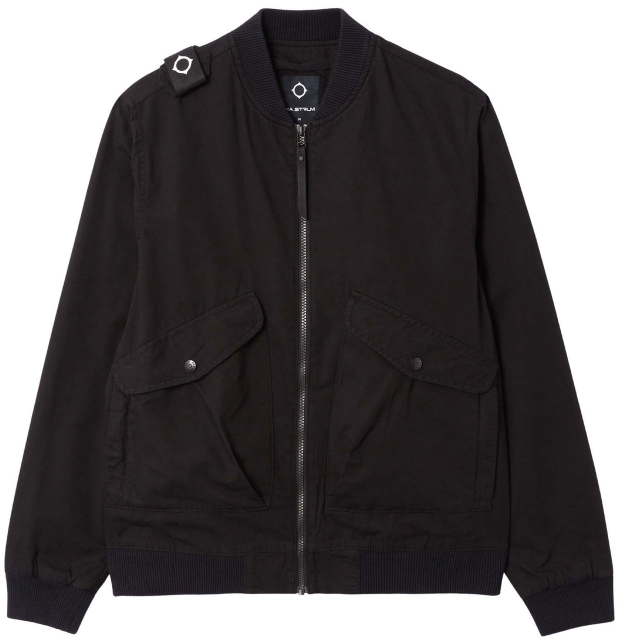 Ma.Strum Mastrum Core Sweat Pant Jackets Zwart Mas1554 Bomber Jet Black Zwart