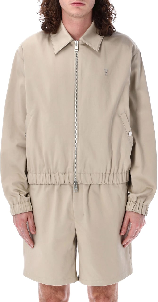 AMI Paris ADC ZIPPED JACKET Beige