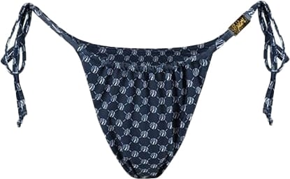 Malelions Malelions Women Tara Monogram Bikini Bottom Blauw