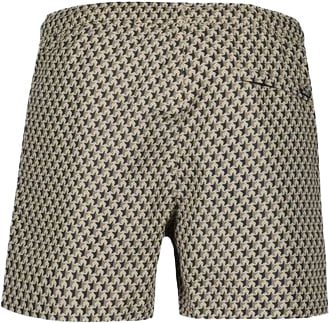 Airforce Swim Short Print Star Beige
