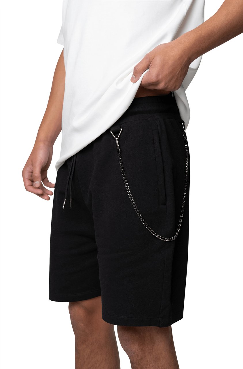 Quotrell Blank Shorts | Black Zwart