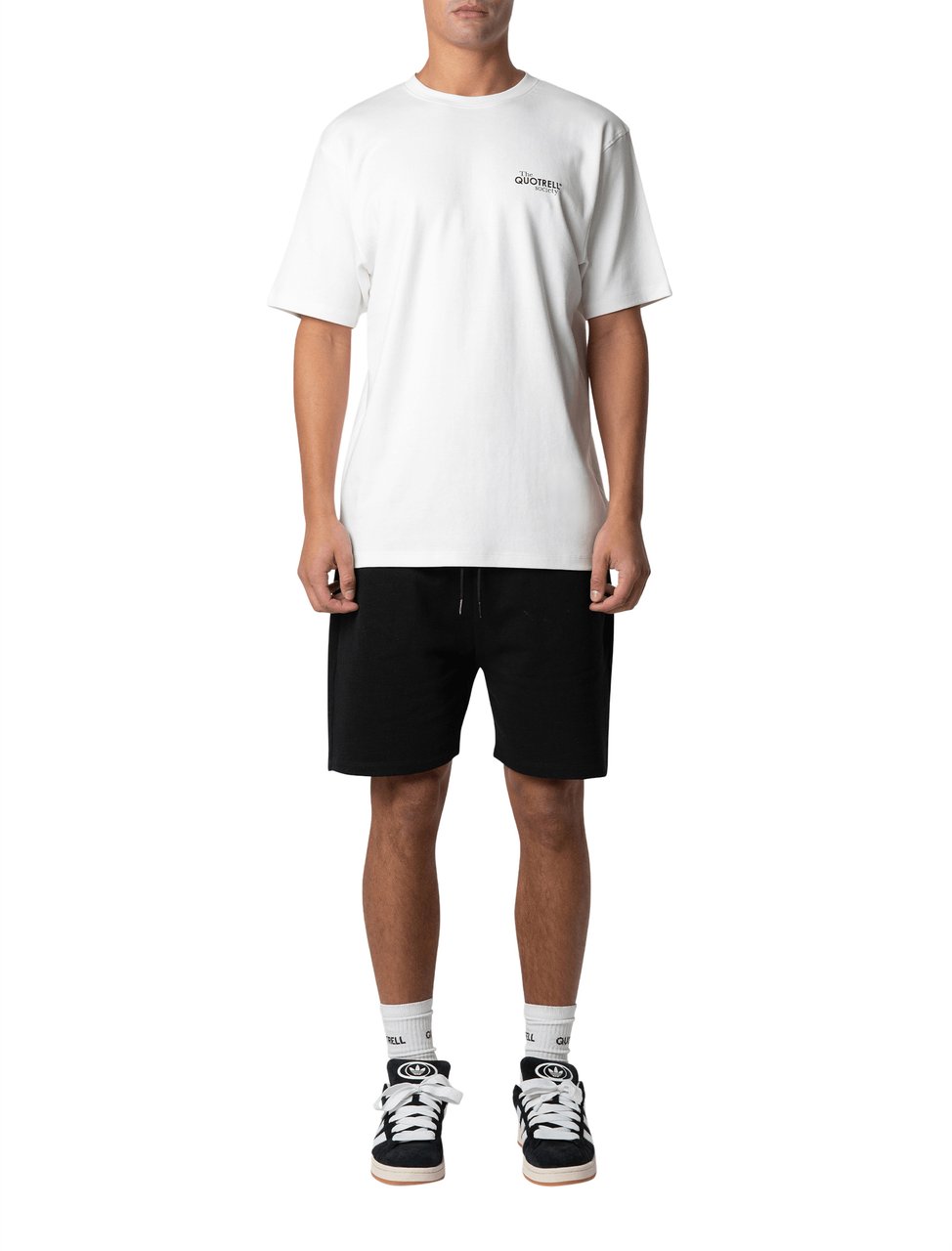 Quotrell Blank Shorts | Black Zwart