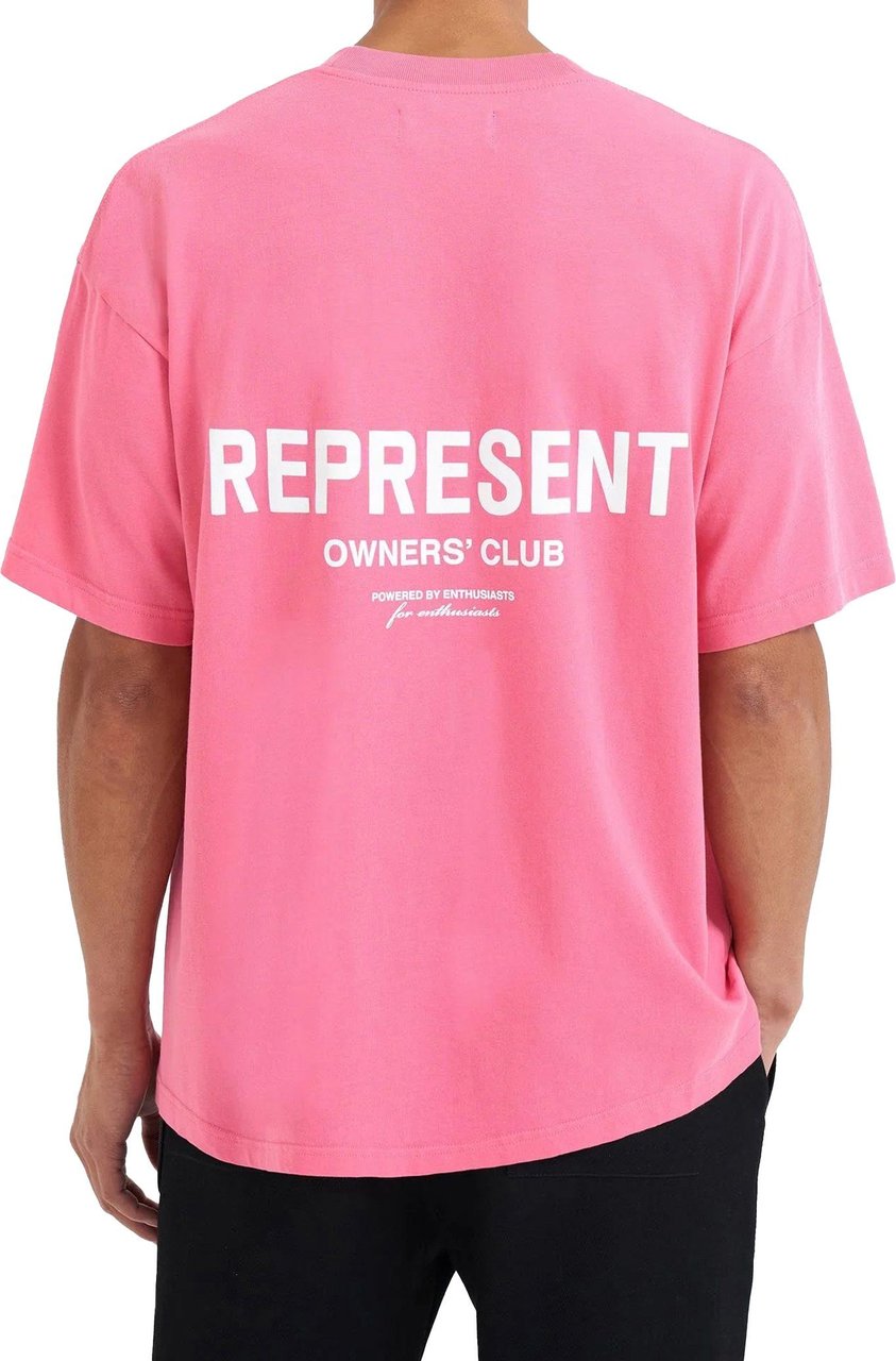 Represent Heren Represent Owners Club T-Shirt Roze