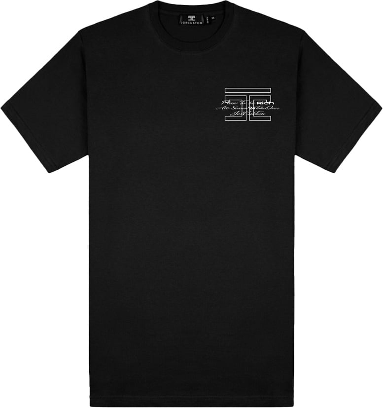 JORCUSTOM Rolls Slim Fit T-Shirt Black Zwart