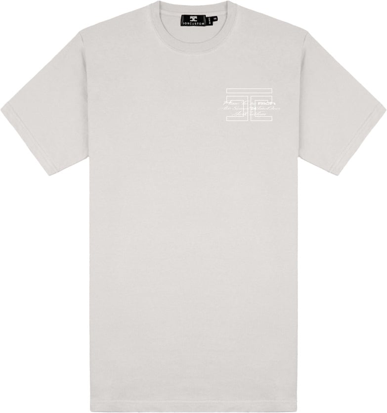 JORCUSTOM Rolls Slim Fit T-Shirt LightGrey Grijs