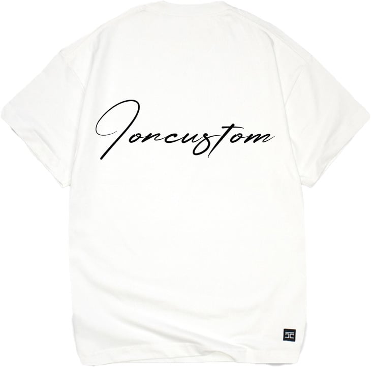 JORCUSTOM Tropics Loose Fit T-Shirt White Wit