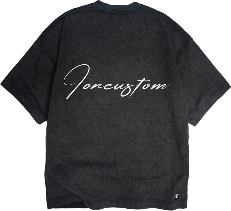 JORCUSTOM Tropics Oversized T-Shirt Acid Grijs