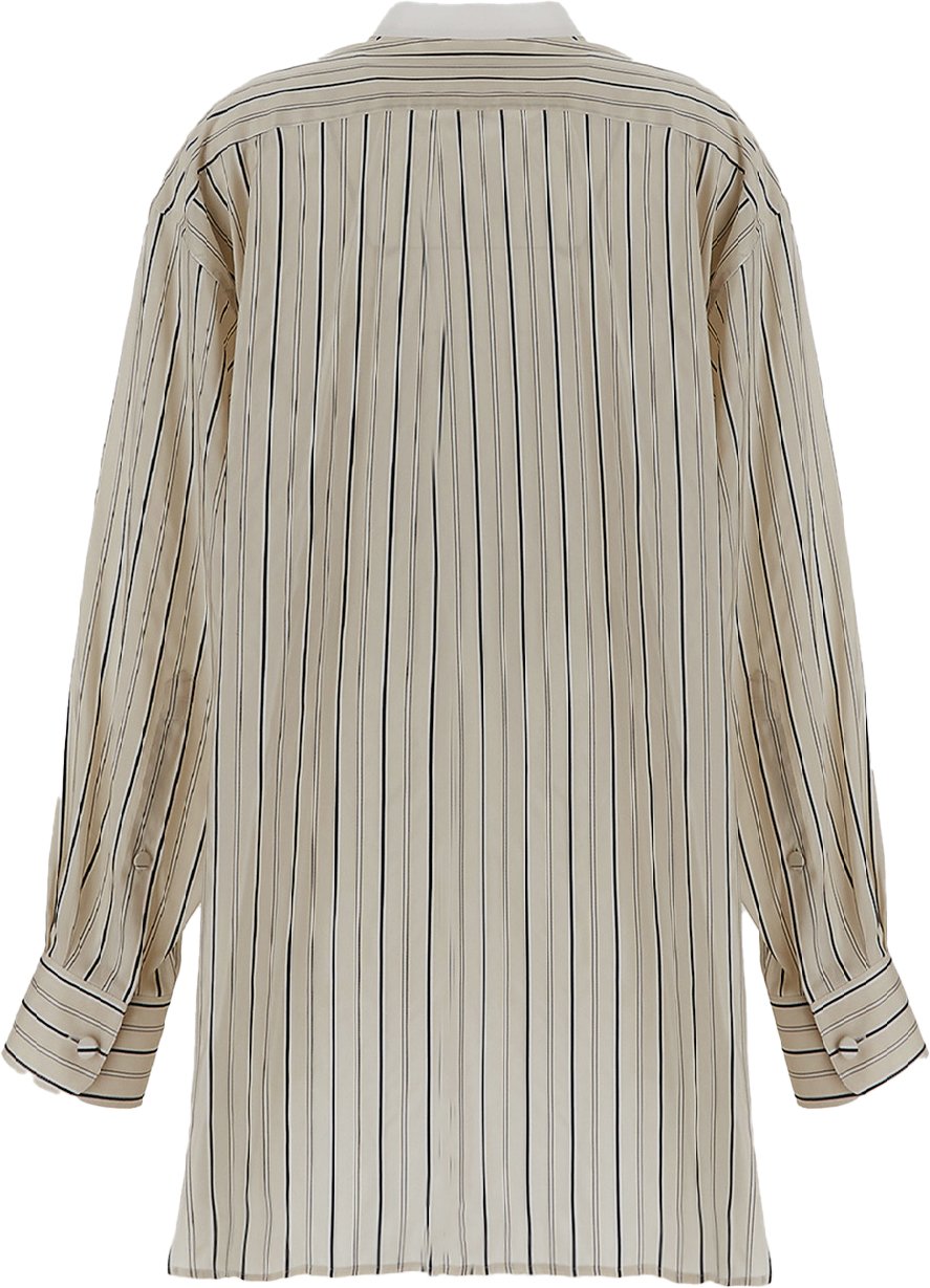 Stella McCartney Plastron Shirt Beige