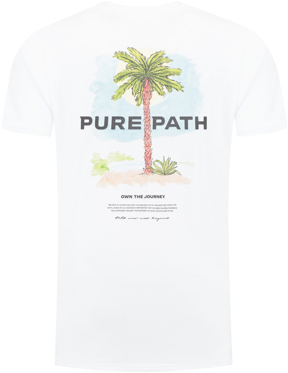 Pure Path Palm Tree shirt Wit