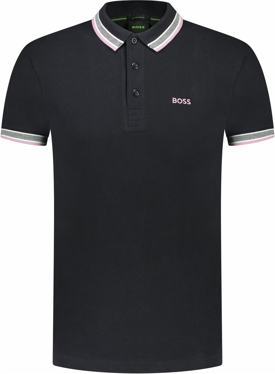 Boss Polo Blauw Blauw