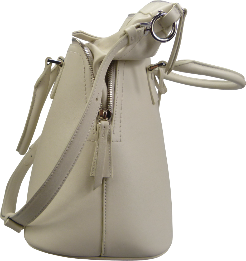 Maison Margiela Borsa media crossbody grigia Grijs