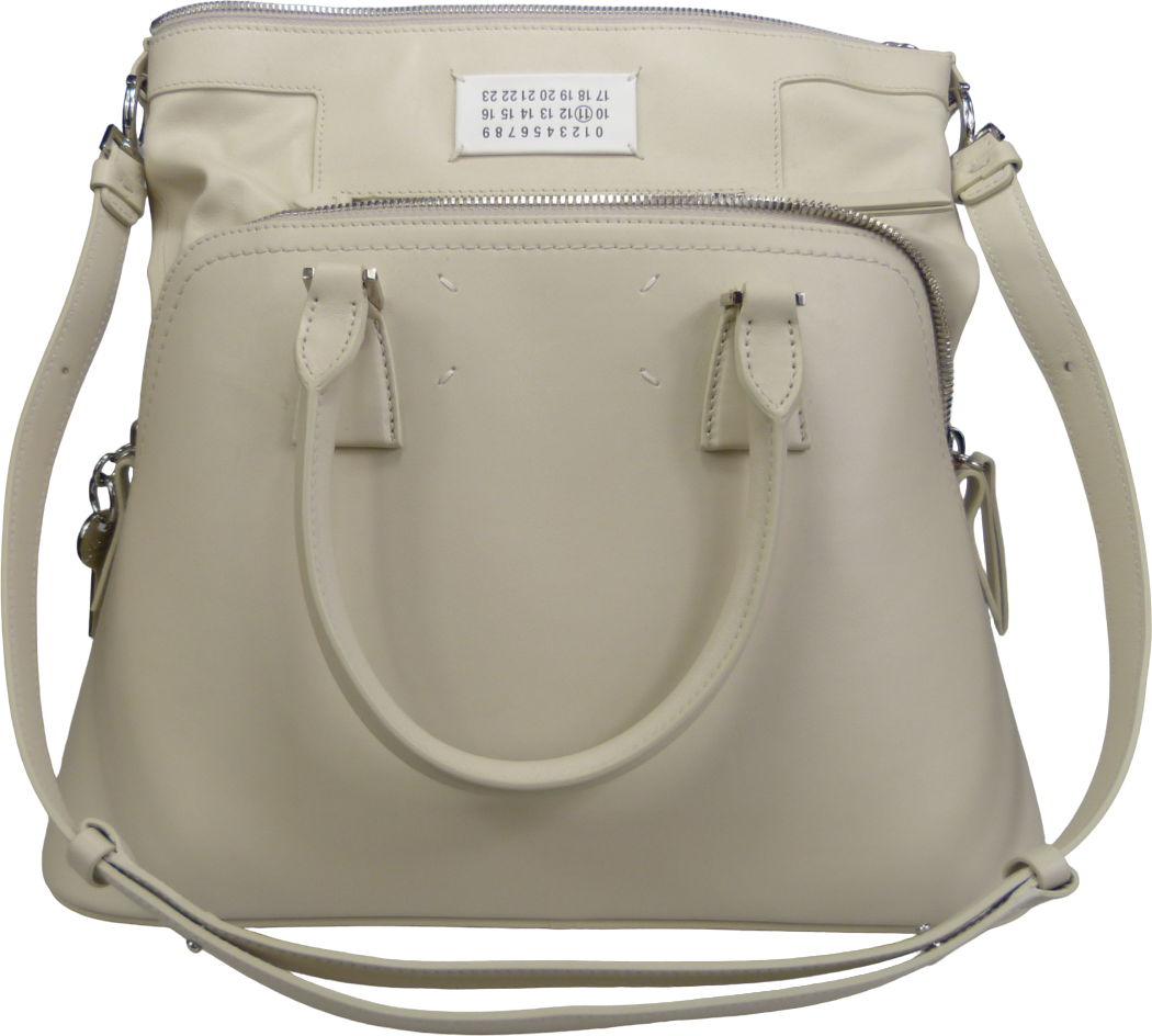 Maison Margiela Borsa media crossbody grigia Grijs