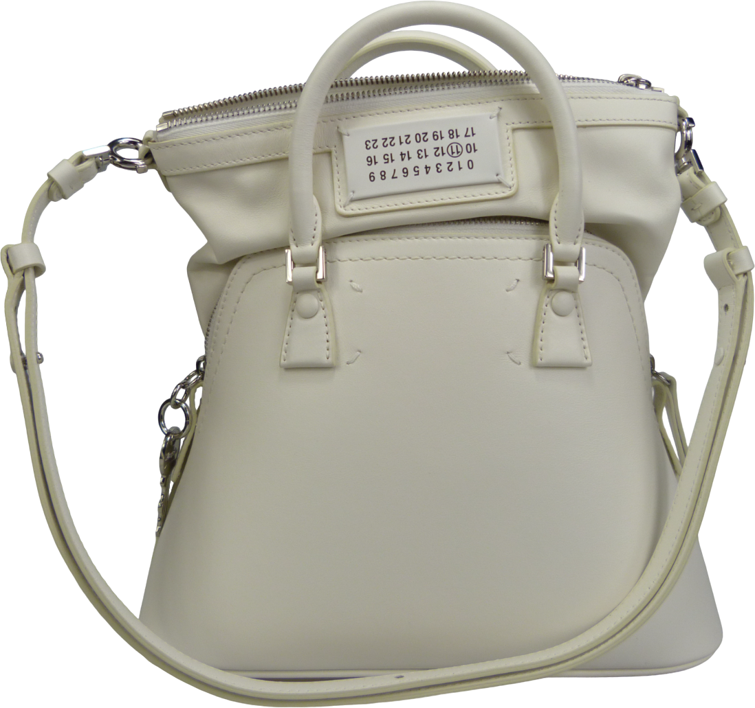 Maison Margiela Borsa tote mini bianca Wit
