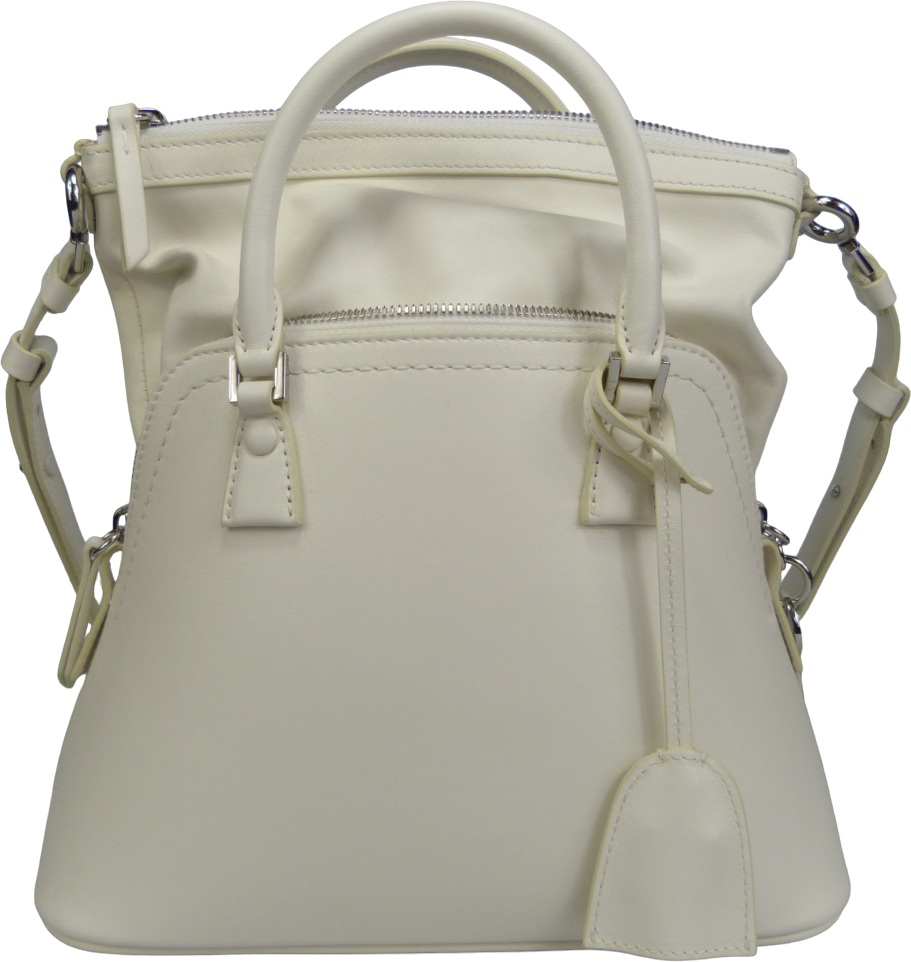Maison Margiela Borsa tote mini bianca Wit