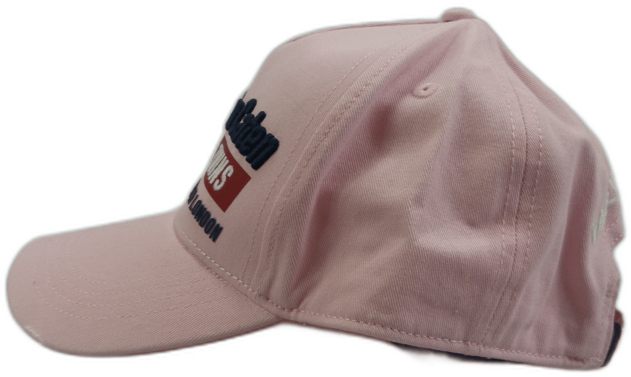 Dsquared2 Cappellino baseball rosa di cotone Roze