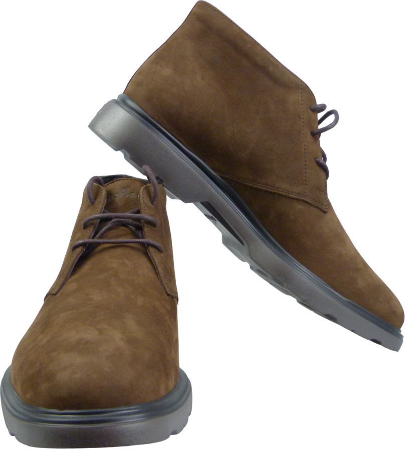 HOGAN Polacchino Nabuk Marrone H393 Bruin