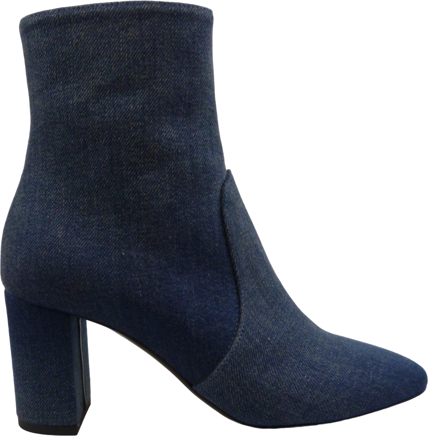 Saint Laurent Stivaletti in Denim Blu Blauw