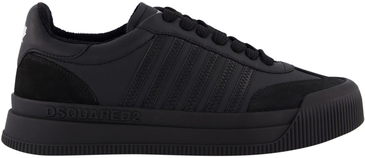 Dsquared2 Heren New Jersey Sneaker Zwart Zwart