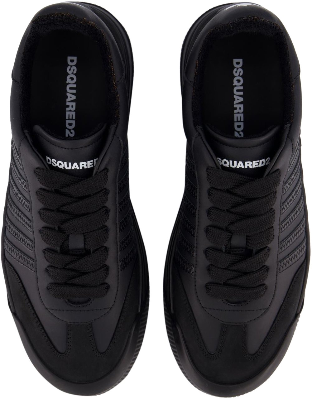 Dsquared2 Heren New Jersey Sneaker Zwart Zwart
