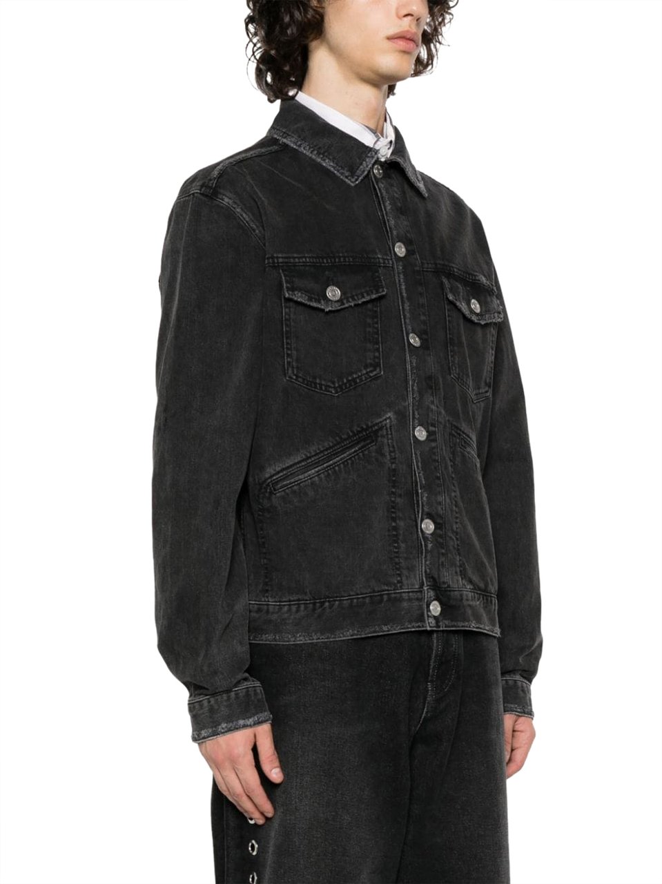 Isabel Marant Isabel Marant Slate denim jacket Zwart