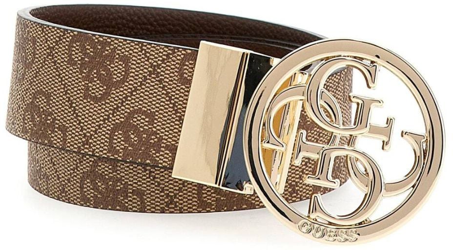 Guess Nolana Omkeerbare Broekriem Beige