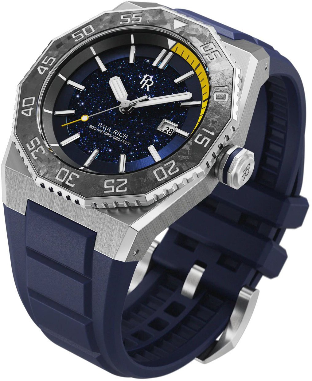 Paul Rich Aquacarbon Pro Horizon Blue DIV04 horloge Blauw