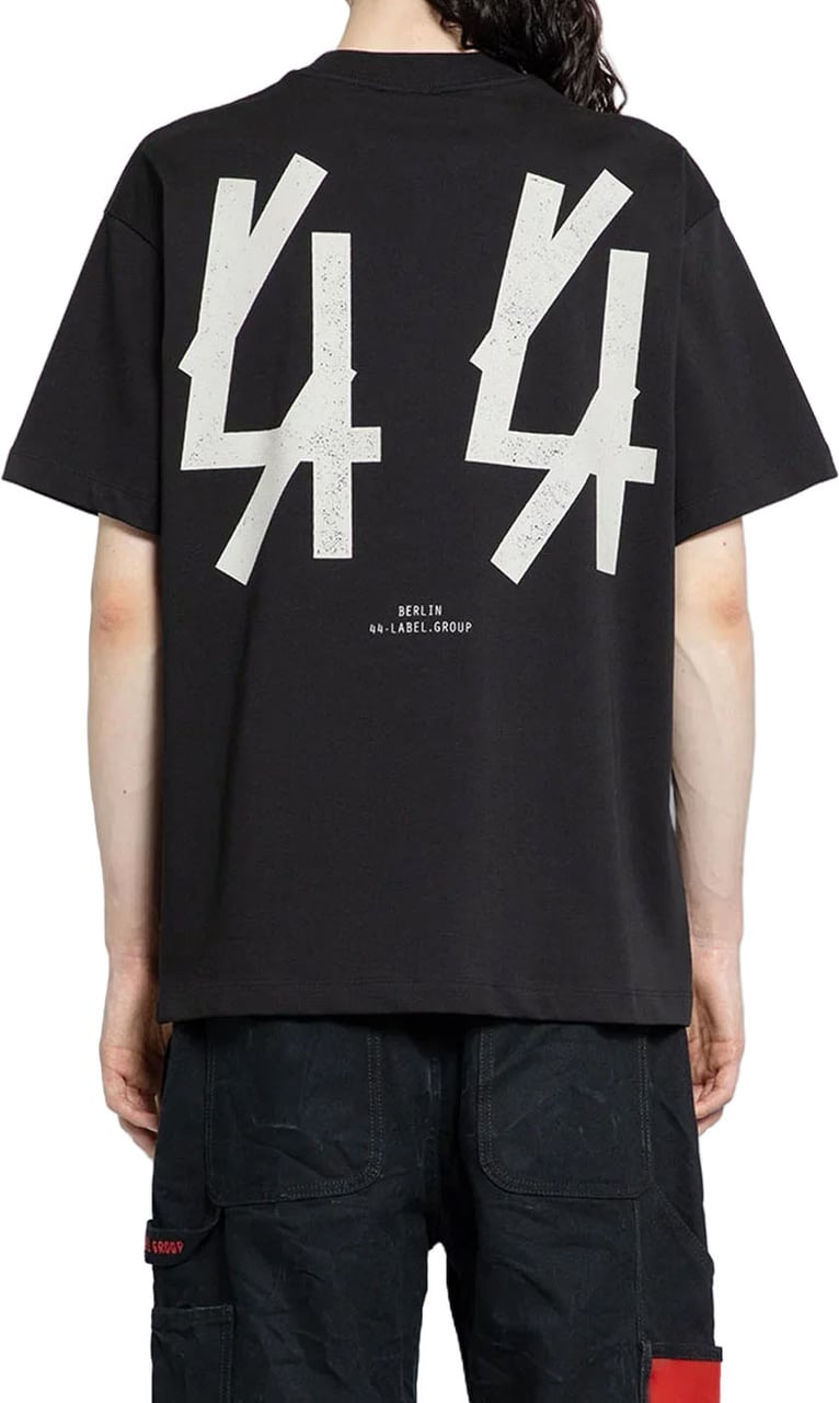 44 Label Group GUESTLIST T-SHIRT Zwart
