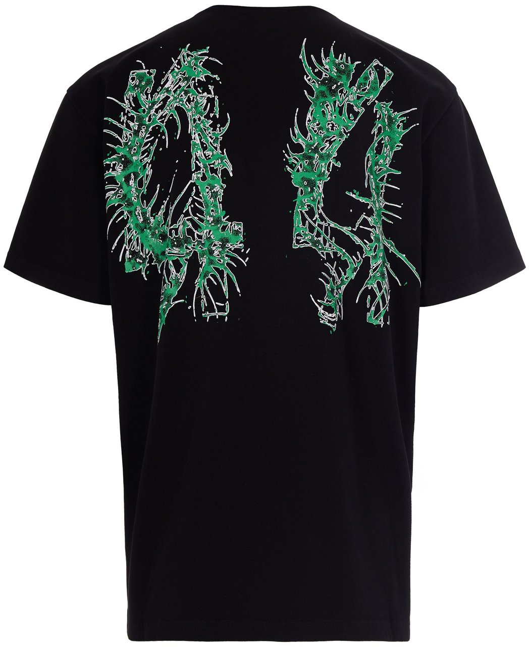 44 Label Group T-Shirts And Polos Black + Centipede Xenon Green Zwart