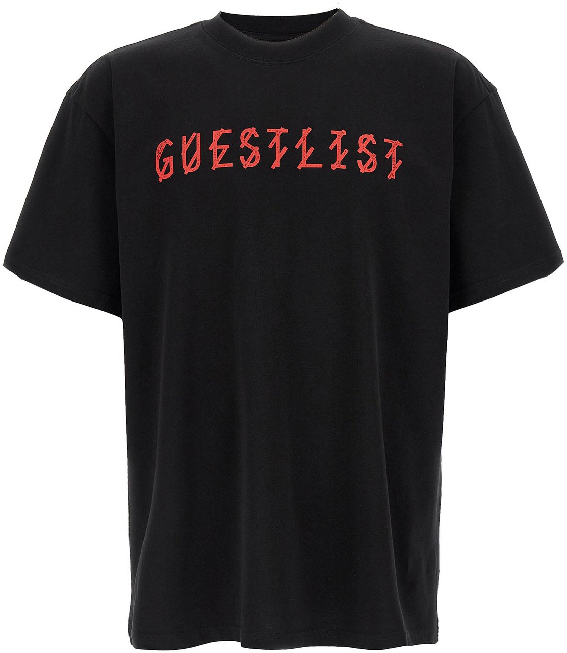 44 Label Group Black Cotton T-Shirt Zwart