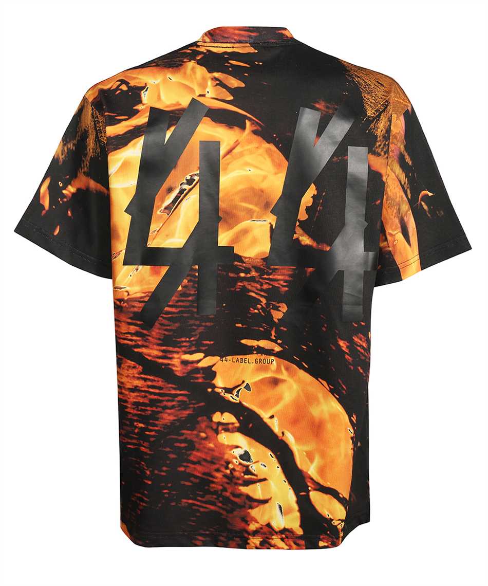 44 Label Group Cotton T-shirt Zwart