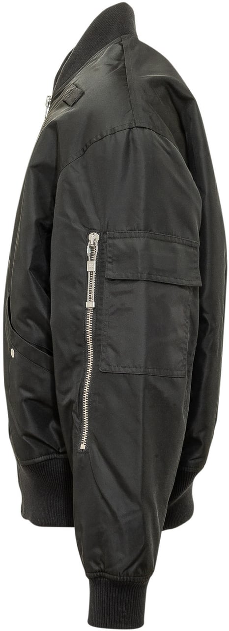 44 Label Group Bomber con Tasche e Zip sulla Manica Donkergrijs