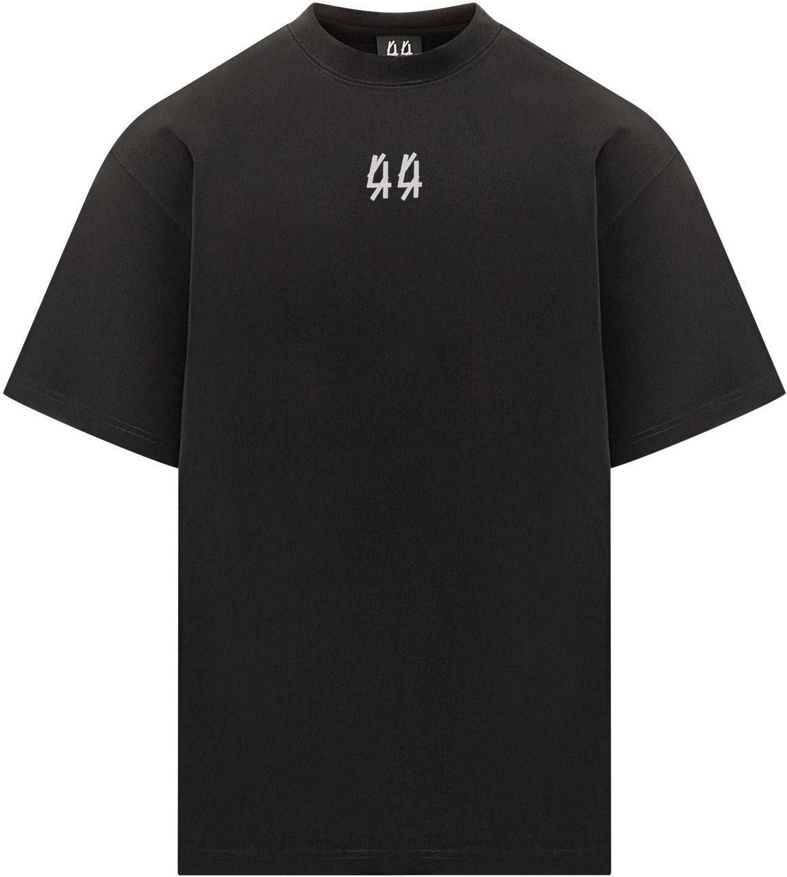 44 Label Group 44 Label Group T-Shirt Nera Logo Uomo Zwart
