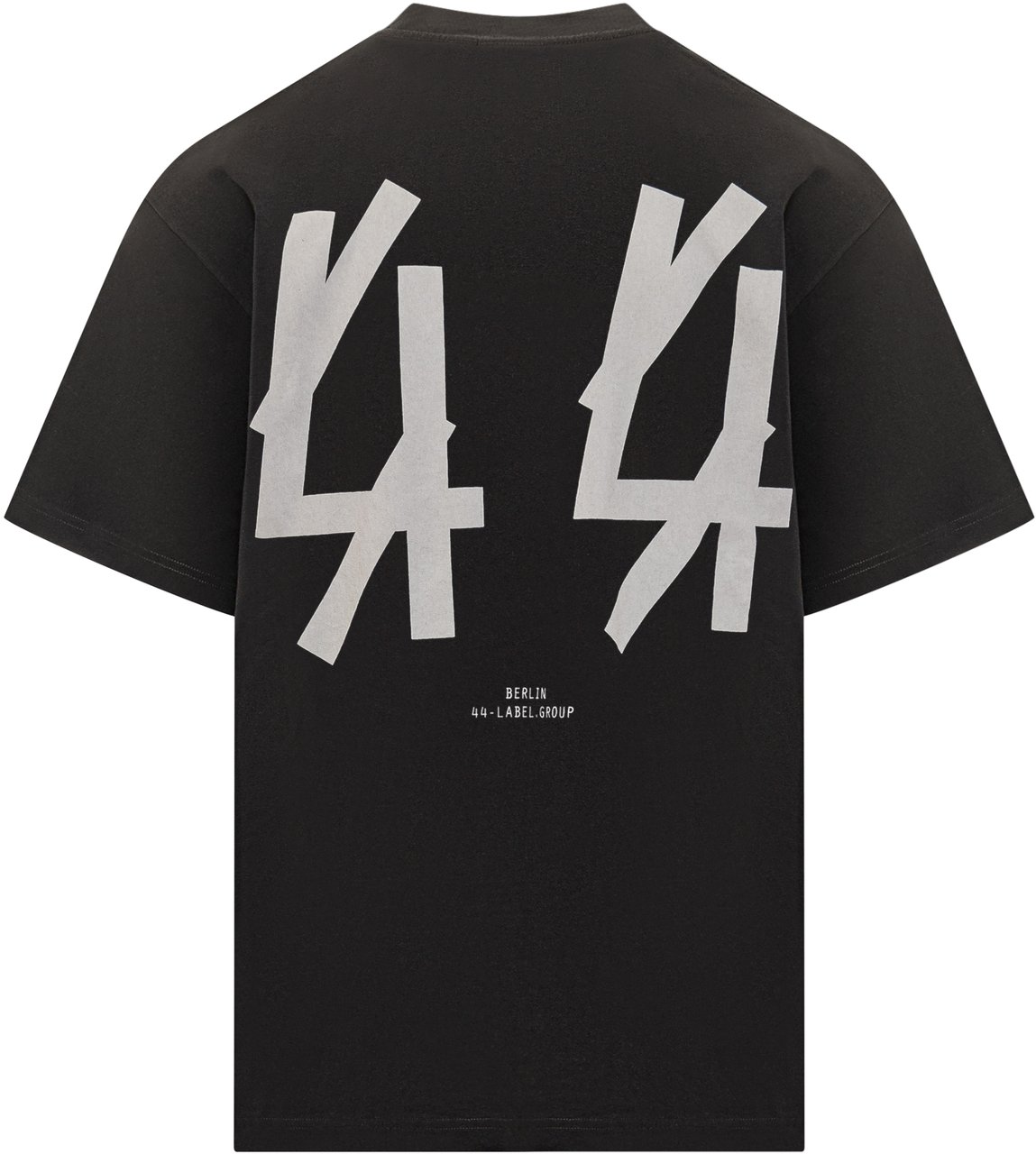 44 Label Group 44 Label Group T-Shirt Nera Logo Uomo Zwart